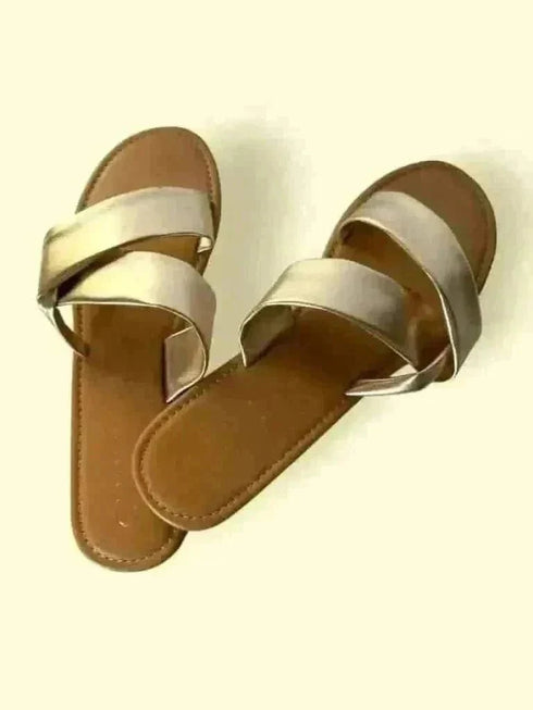 Golden Wrap Slip Ons - cunei